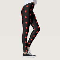 legging citations d'amour scellées d'un baiser