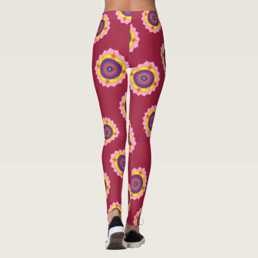 Legging d'art coloré (Dos)