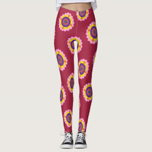 Legging d'art coloré