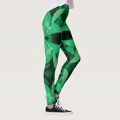 Legging de Couleur Pâle Feuille Verte (Droite)