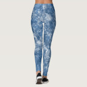 Legging de marbre bleu (Dos)
