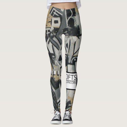 Legging de peinture murale au Capricorne (Devant)