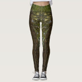 Legging de photo de forêt paisible avec lumière do (Devant)