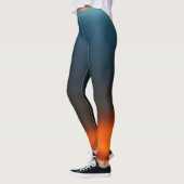 Legging de rêve, ciel orange et bleu (Gauche)