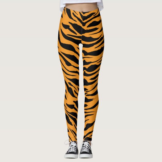 Legging de tigre, Legging d'animaux pour les femme (Devant)