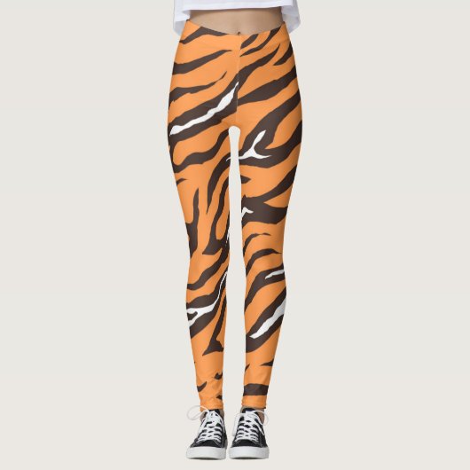 Legging de tigre - Legging de forme - Legging de s (Devant)