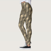 Legging doré ou marron, rectangulaires, reliefs ou (Gauche)