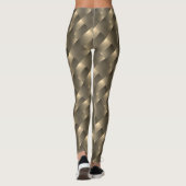 Legging doré ou marron, rectangulaires, reliefs ou (Dos)