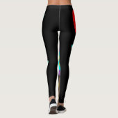 Legging - Énorme Floral Noir - Rupydetequila (Dos)
