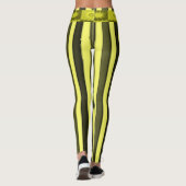 legging femme étoile rayée or jaune (Dos)