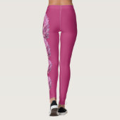 Legging Fleur de Trèfle Rouge de l'État du Vermont (Dos)