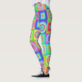 Legging Fleur Patchwork Multicolore (Gauche)