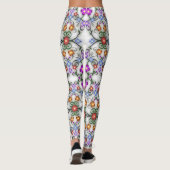 legging fleurs ornementales (Dos)