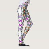 legging fleurs ornementales (Droite)