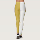 Legging goud en wit ontwerp (Achterkant)