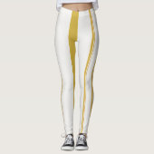Legging goud en wit ontwerp (Voorkant)