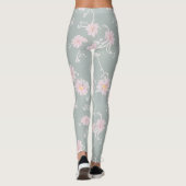 Legging Gris Verdoso Claro Floreado (Dos)