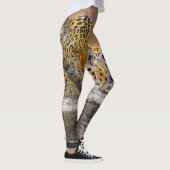 Legging imprimé guépard Signature (Droite)