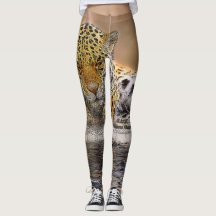 Legging imprimé guépard Signature