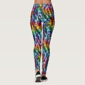 Legging imprimé léopard arc-en-ciel | Couleurs viv (Dos)