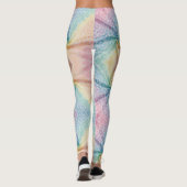 Legging imprimé léopard arc-en-ciel pastel (Dos)