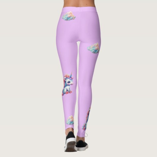 legging licorne et nuages (Dos)