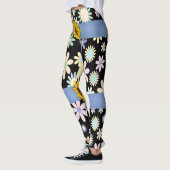 legging long fleur de tournesol assorties adolesce (Gauche)