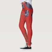 legging longue bleu rouge or (Gauche)
