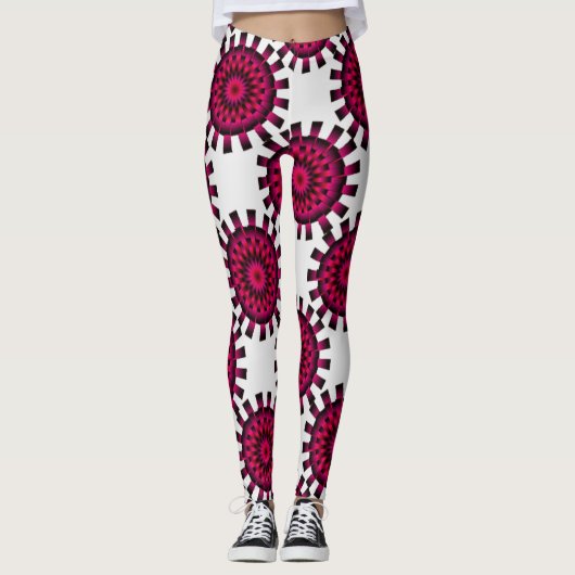 Legging mandala jour heureux (Devant)