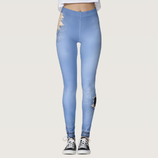 legging met een klassieke jeans look