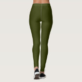 Legging met legergroene opdruk (Achterkant)