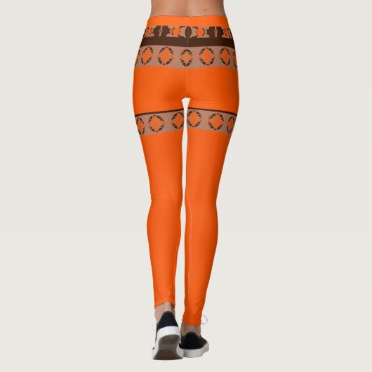 legging motif africain (Dos)