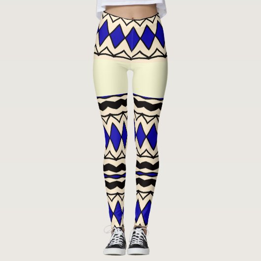 legging motif africain (Devant)