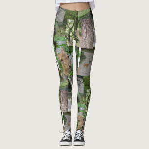 Legging motif cerf sika