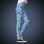 Legging motif Myrtille<br><div class="desc">Si vous aimez les myrtilles ou brimbelles,  ce Legging avec un motif de myrtilles sauvages violettes sera parfait pour vous !</div>