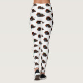 Legging motif Papillon Amiral Rouge (Dos)