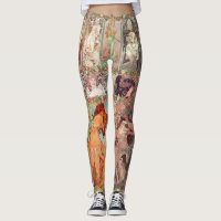 Legging Mucha art
