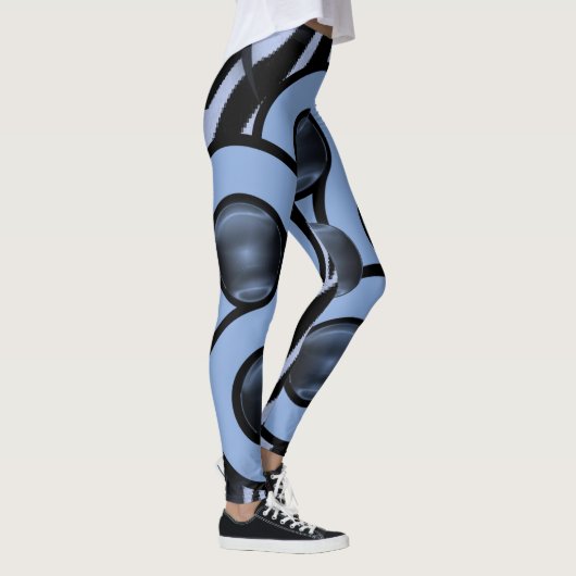 legging noir bleu long (Droite)