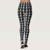 Legging noir petits crânes Skull n Bones (Dos)