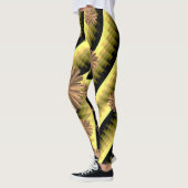 legging noir rose doré long adolescent (Gauche)
