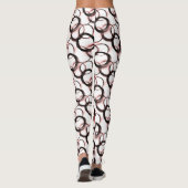 Legging Obsidienne Voile – Cercles Monochromes (Dos)