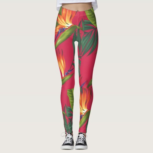 Legging oiseau de paradis (Devant)