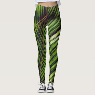 Legging Palmier, Aiguilles de Pin et Ombres