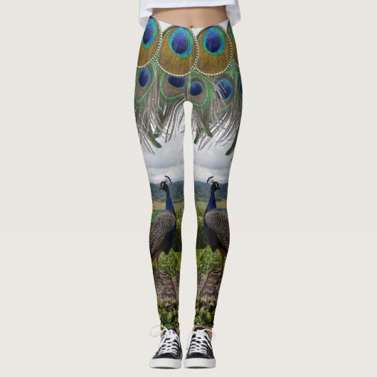 legging peacock (Devant)