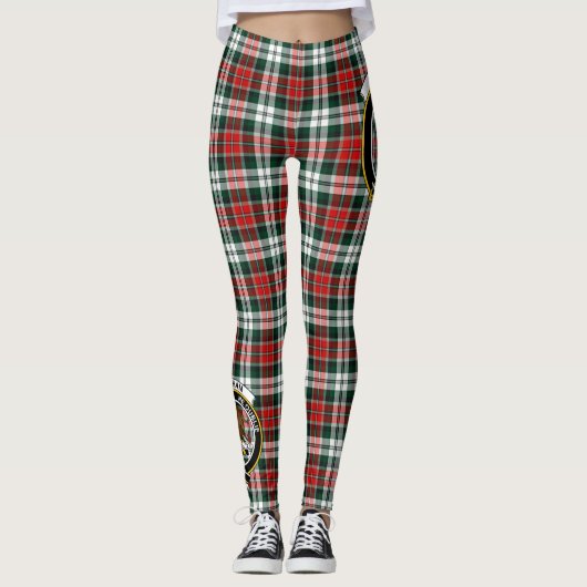 Legging pour femmes Clan Graham Crest Tartan Scots (Devant)
