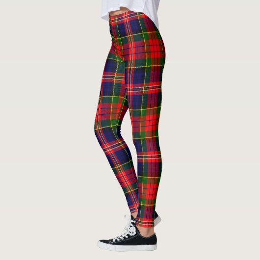 Legging pour femmes Clan MacPherson Tartan Scotste (Gauche)