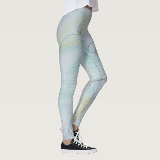 Legging: print Swans Leggings (Rechts)