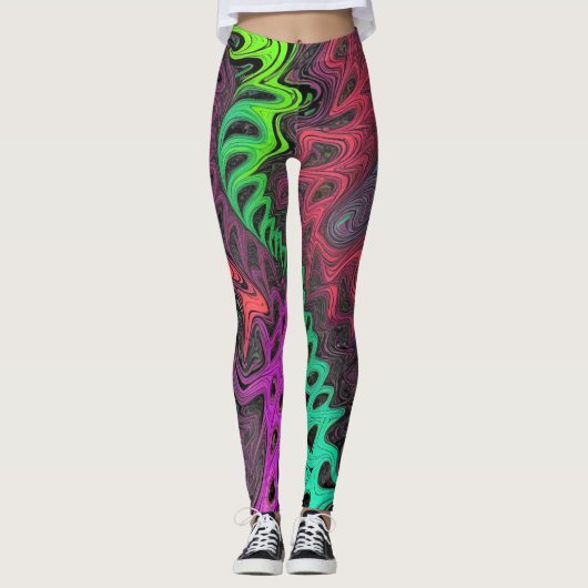 Legging Psicodélico - Diseño Vibrante y Creativo (Devant)