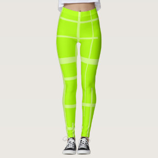 Legging rayé bleu