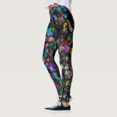 Legging Résumé de Nuages de Couleur (Gauche)